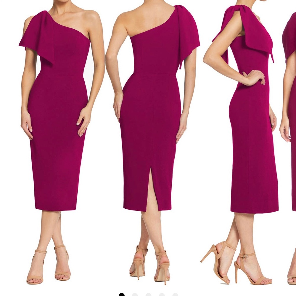 Dress the population one shoulder formal dress, worn once